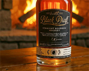 Black Draft Double Oak Straight Bourbon.